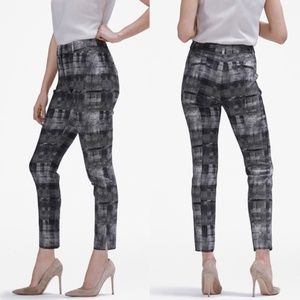 MM Lafleur Black and Gray Straight Leg Pants